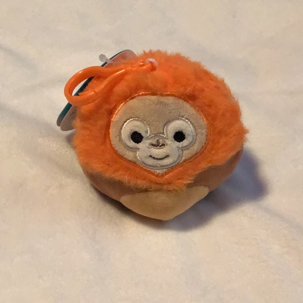 Robb (The Orangutan) 3 Inch Squishmallow Clip. Kellytoy Squishmallows.